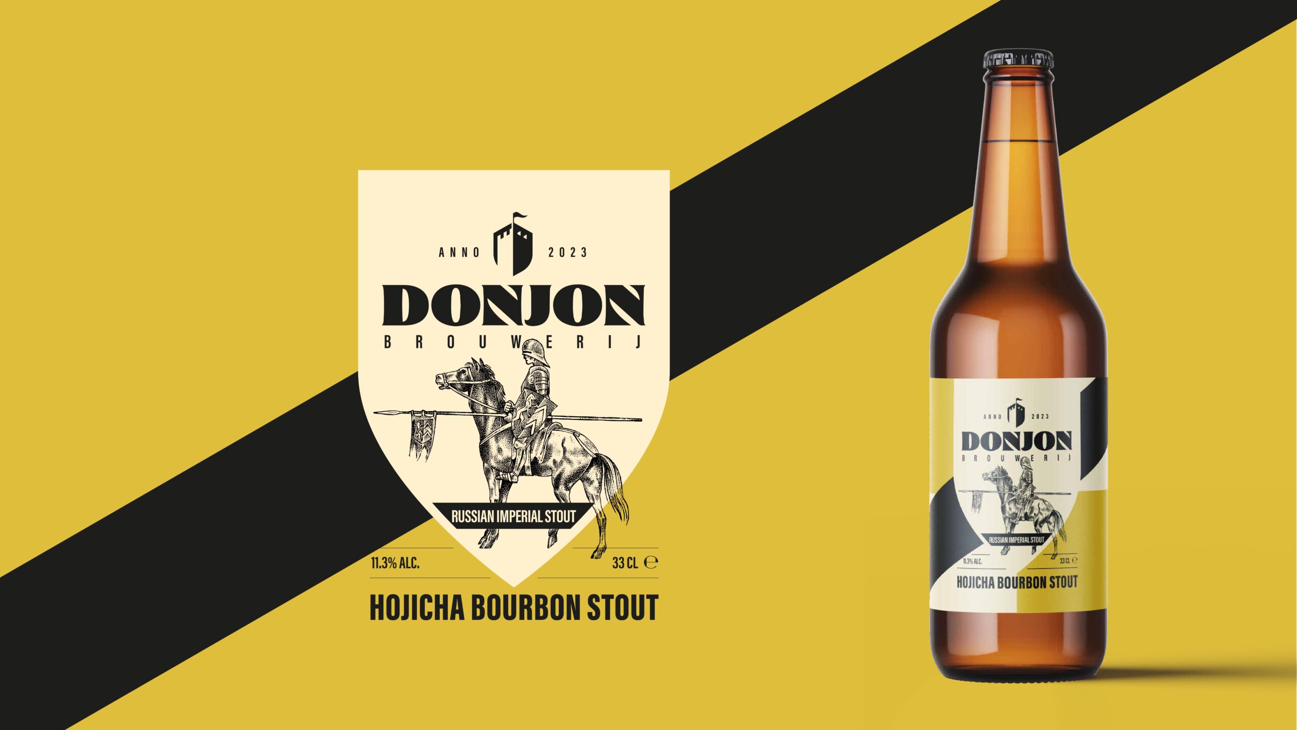 Hojicha Bourbon Stout